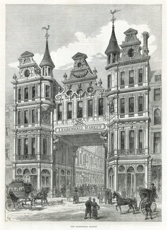 Rynek Leadenhall autorstwa English School