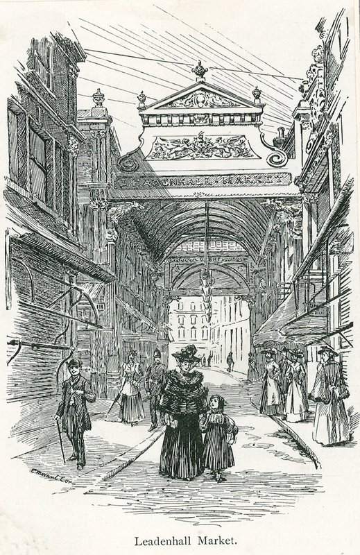 Rynek Leadenhall autorstwa English School