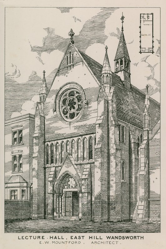 Sala wykładowa w Wandsworth autorstwa English School