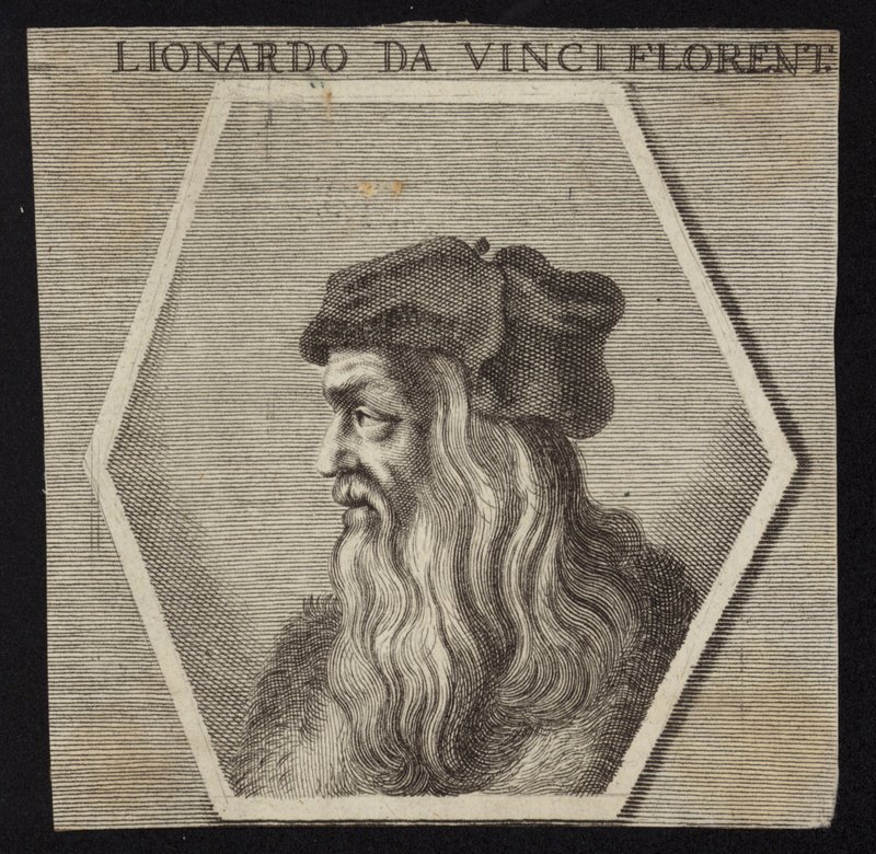 Leonardo da Vinci autorstwa English School