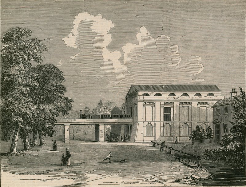 Lewisham Stacja North Kent Railway autorstwa English School