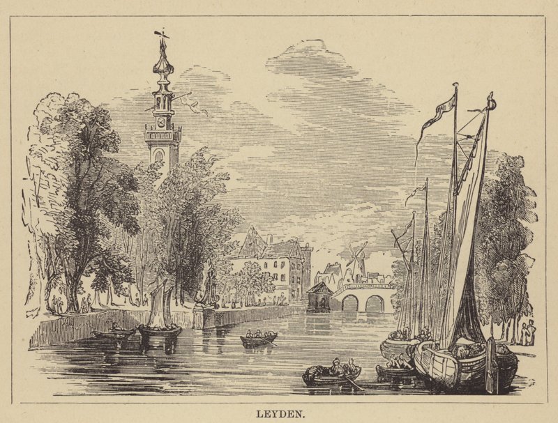 Leyden (grawerowanie) autorstwa English School
