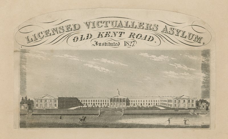 Licencjonowany azyl dla Victuallers na Old Kent Road autorstwa English School