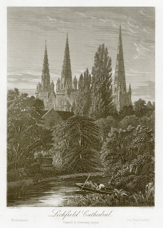 Katedra w Lichfield autorstwa English School