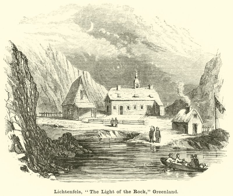 Lichtenfels, Światło na Skale, Grenlandia autorstwa English School