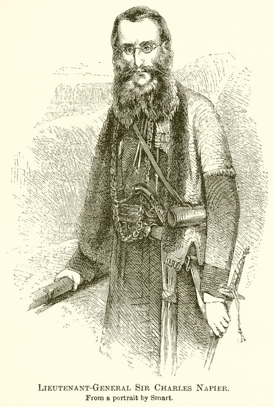 Generał porucznik Sir Charles Napier autorstwa English School
