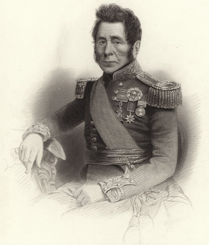 Generał porucznik Sir John Fox Burgoyne autorstwa English School