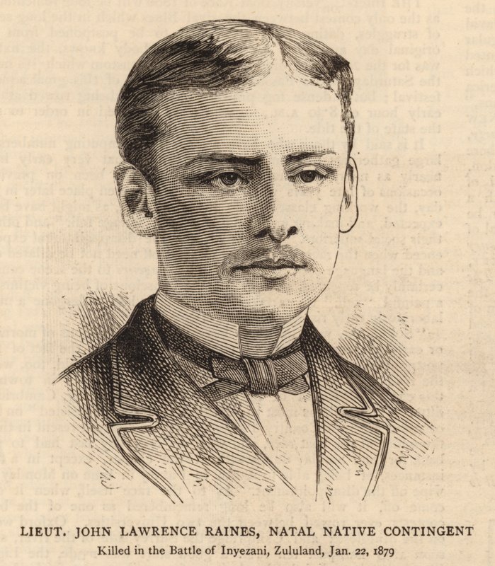 Porucznik John Lawrence Raines, Natal Native Contingent (grafika) autorstwa English School