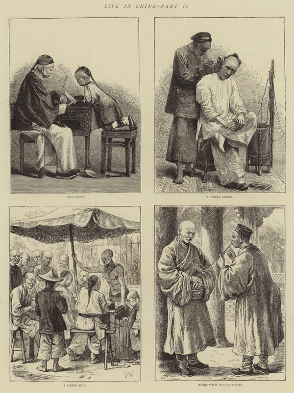 Życie w Chinach, część II (grafika) autorstwa English School