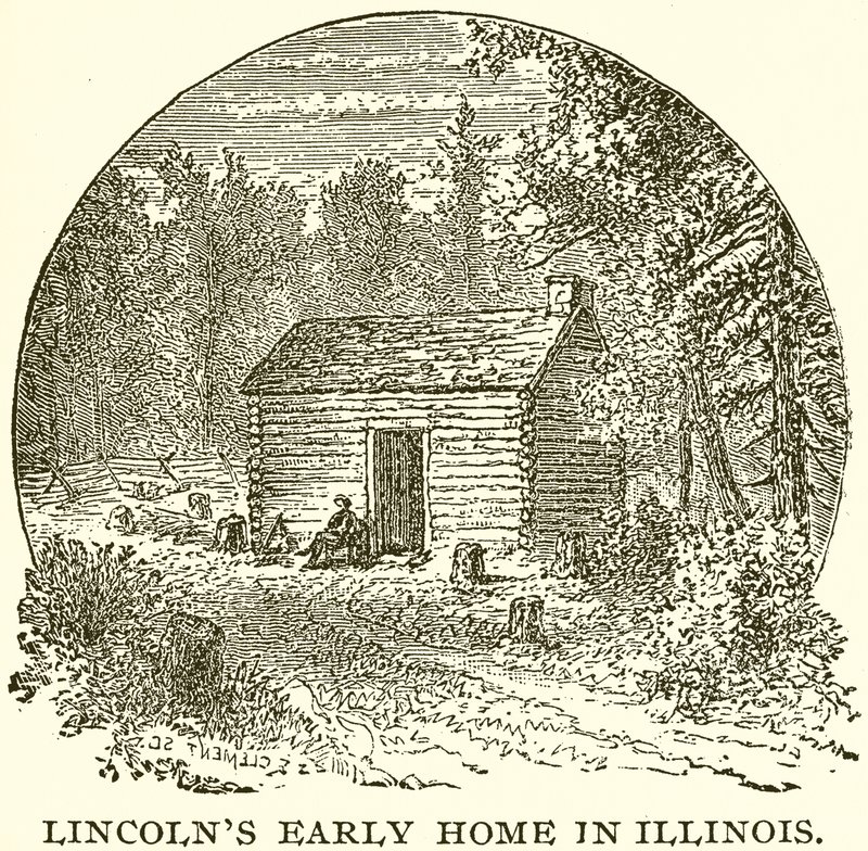 Wczesny dom Lincolna w Illinois autorstwa English School
