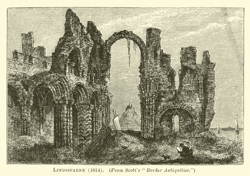 Lindisfarne, 1814 autorstwa English School