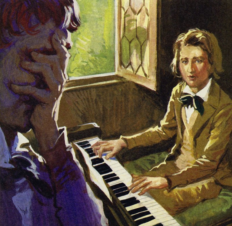 Liszt został wysłany na studia do Carla Czernego autorstwa English School