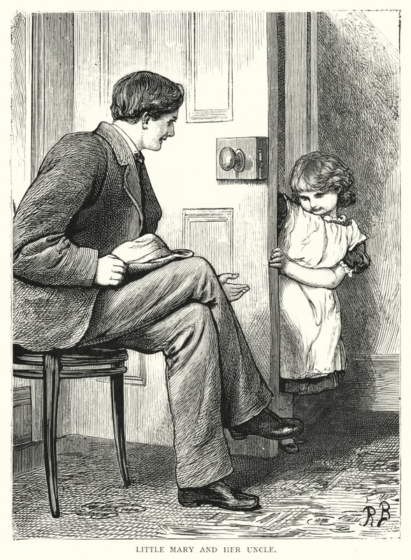 Mała Maria i jej wujek (rycina) autorstwa English School