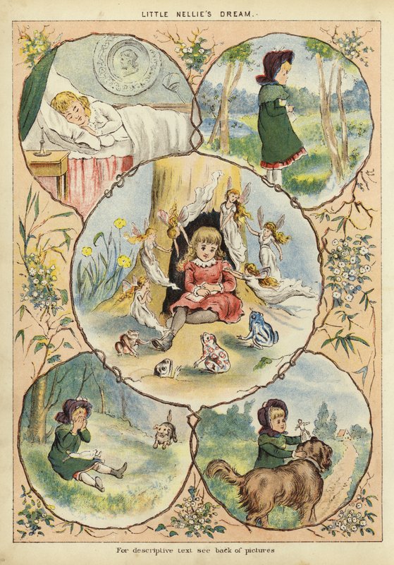 Marzenie małej Nellie (chromolitho) autorstwa English School