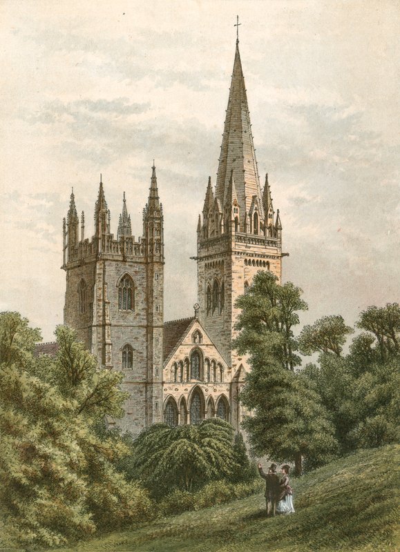 Katedra w Llandaff autorstwa English School