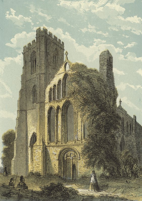 Katedra w Llandaff, front zachodni autorstwa English School