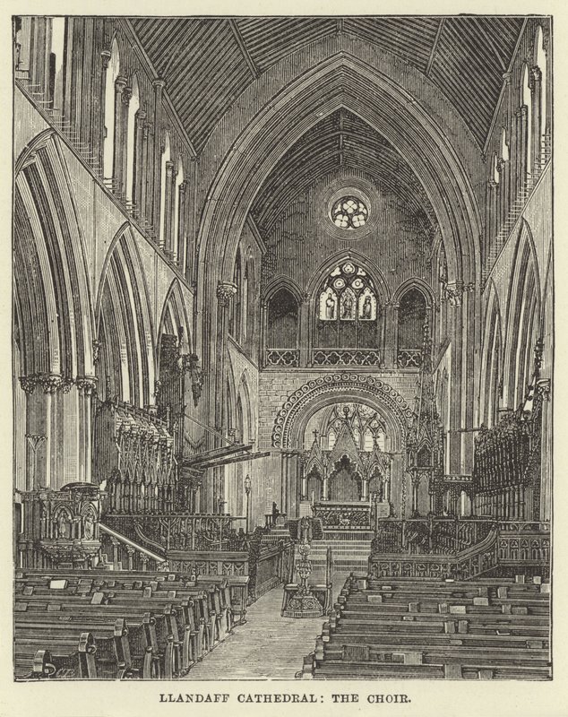 Katedra w Llandaff, Chór autorstwa English School