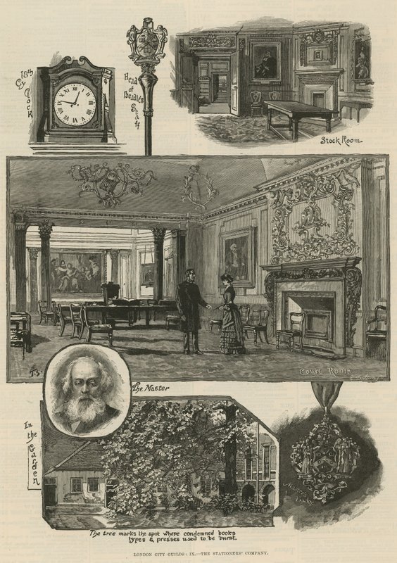 Londyńskie gildie miejskie: The Stationers Company autorstwa English School