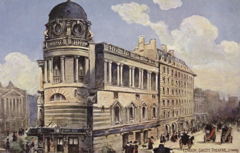 Londyński Gaiety Theatre, Strand autorstwa English School