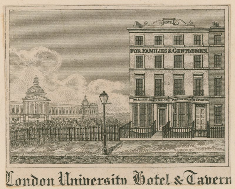 London University Hotel and Tavern, Londyn autorstwa English School