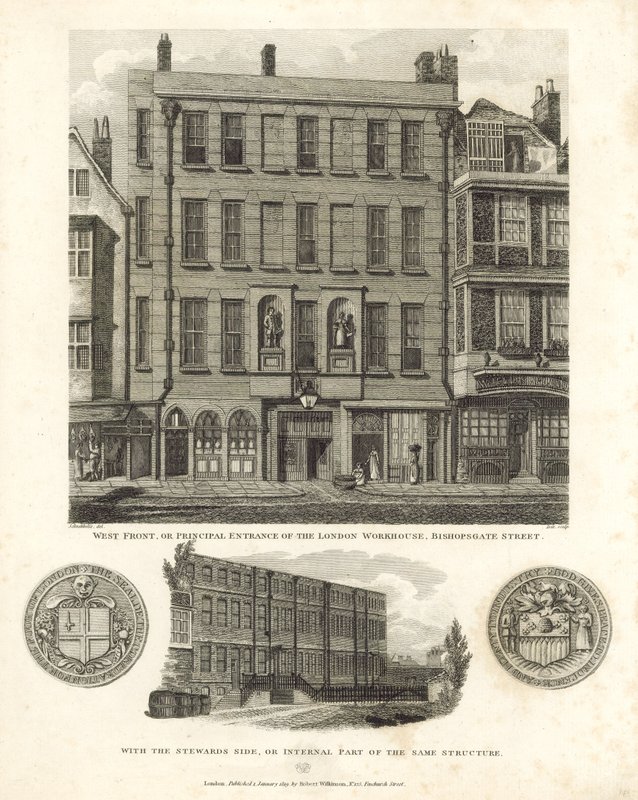 Londyn Workhouse, Bishopsgate Street autorstwa English School
