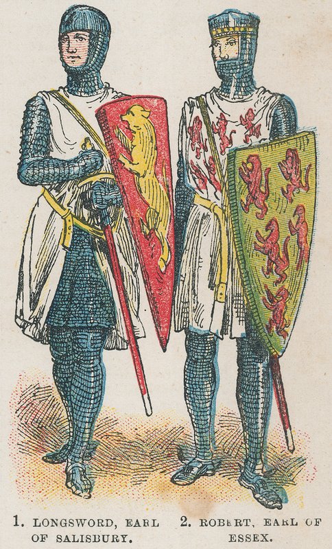 Longsword, hrabia Salisbury; Robert, hrabia Essex autorstwa English School