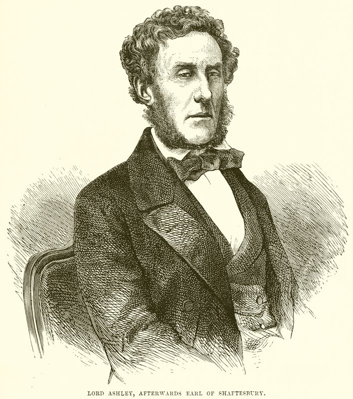Lord Ashley, później hrabia Shaftesbury autorstwa English School
