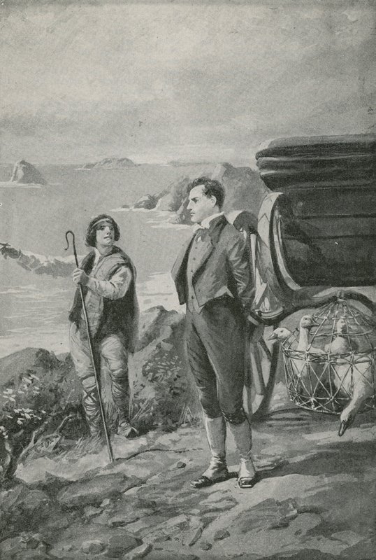 Lord Byron wychodzi na przejażdżkę autorstwa English School