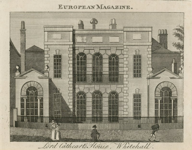 Dom Lorda Cathcartsa w Whitehall autorstwa English School