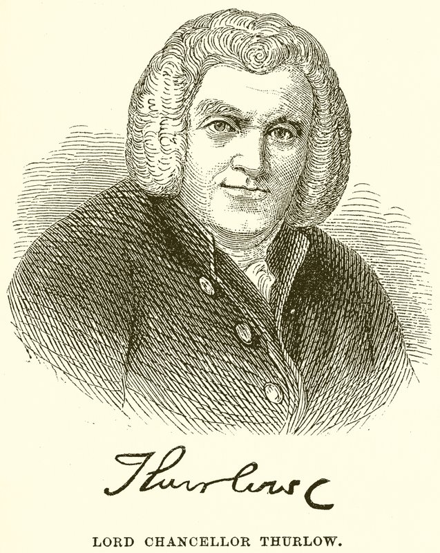 Lord Kanclerz Thurlow autorstwa English School
