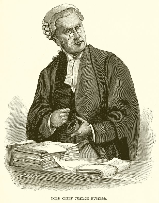 Lord Naczelny Sędzia Russell autorstwa English School