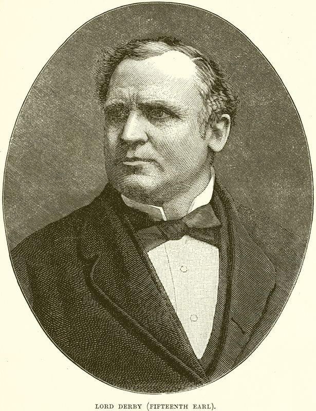 Lord Derby (Piętnasty hrabia) autorstwa English School