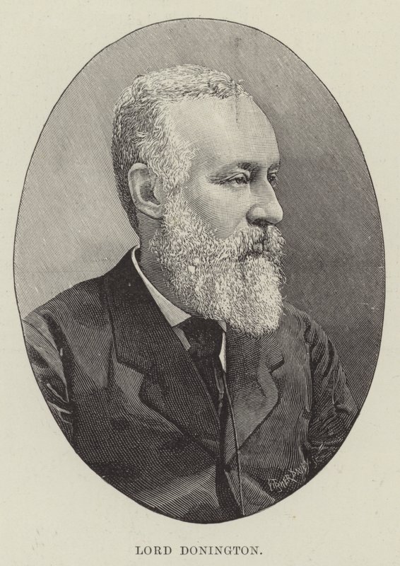 Lord Donington (grawerowanie) autorstwa English School