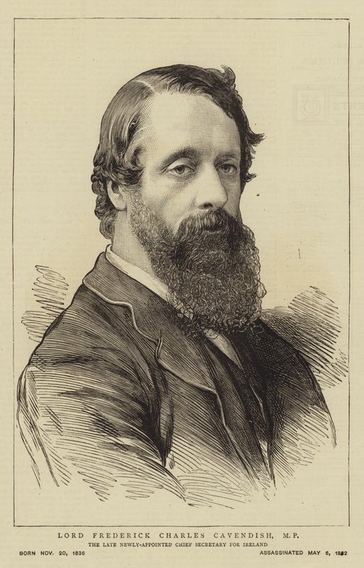 Lord Frederick Charles Cavendish, MP (Grawerowanie) autorstwa English School