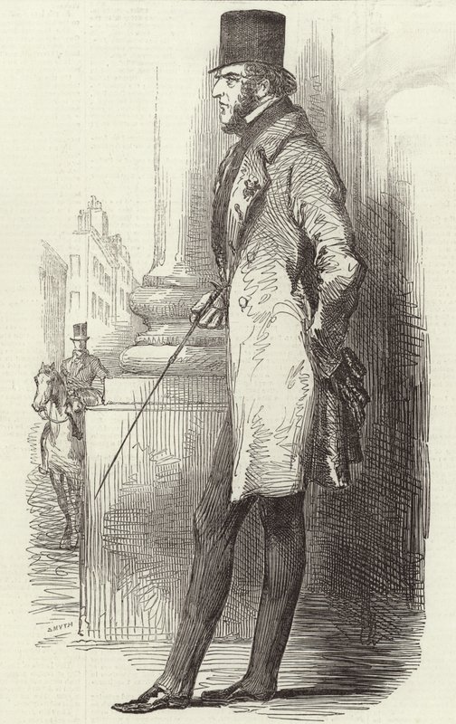 Lord George Bentinck (rycina) autorstwa English School