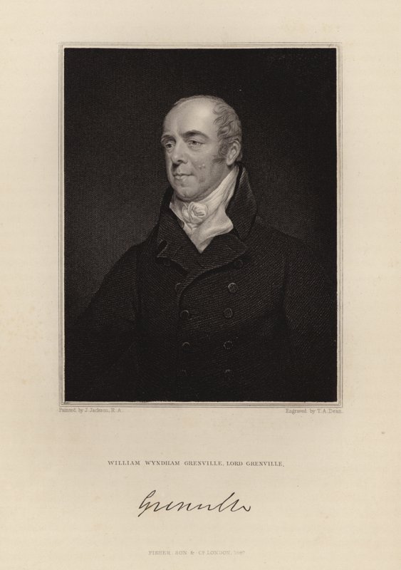 Lord Grenville autorstwa English School