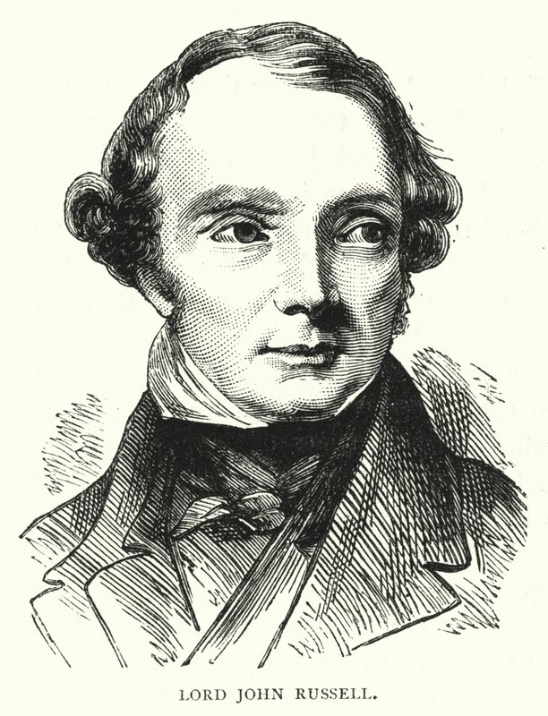 Lord John Russell (grawerowanie) autorstwa English School