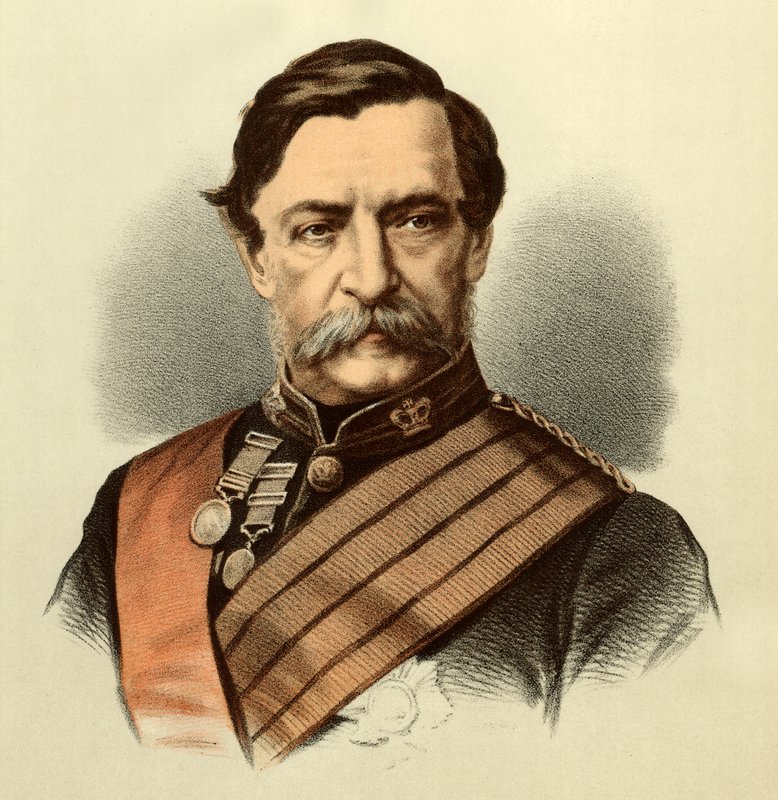 Lord Napier z Magdali autorstwa English School