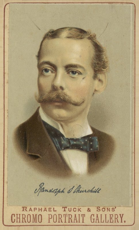 Lord Randolph Churchill autorstwa English School