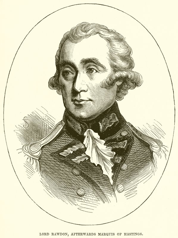 Lord Rawdon, później markiz Hastings autorstwa English School