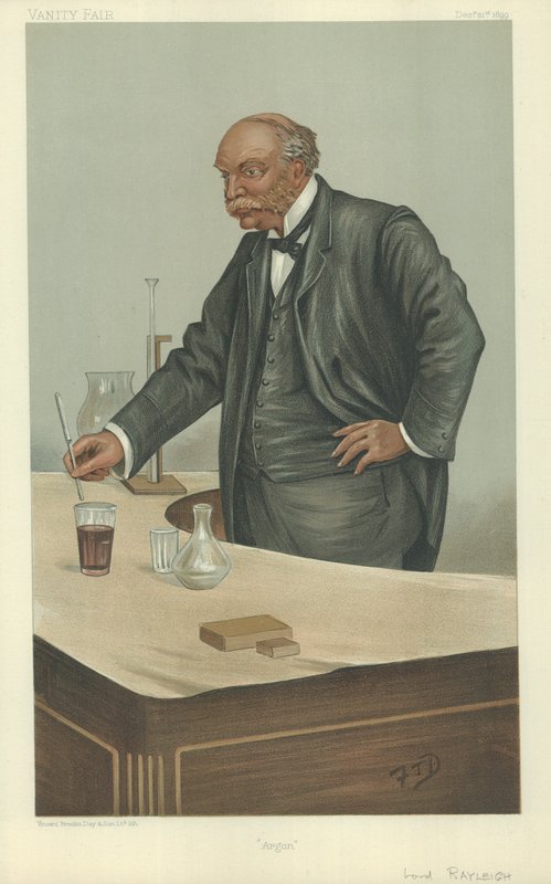 Lord Rayleigh autorstwa English School