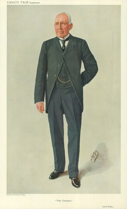 Lord Welby, Skarbiec, 10 marca 1910, komiks Vanity Fair autorstwa English School