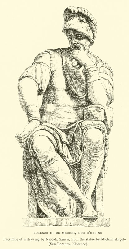 Lorenzo II, De Medici, Duc dUrbino autorstwa English School