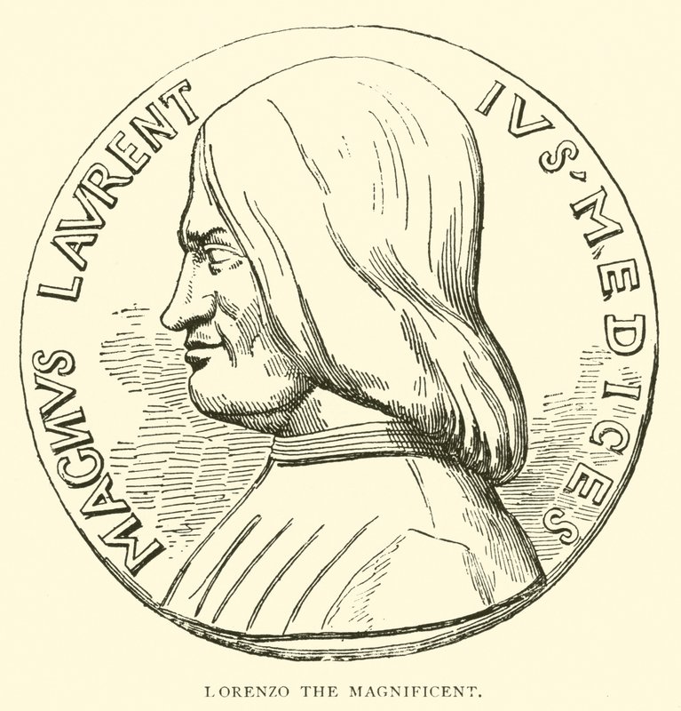 Lorenzo Wspaniały (Grawerowanie) autorstwa English School