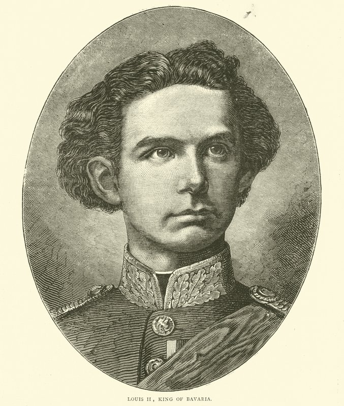 Ludwik II, król Bawarii, październik 1870 autorstwa English School