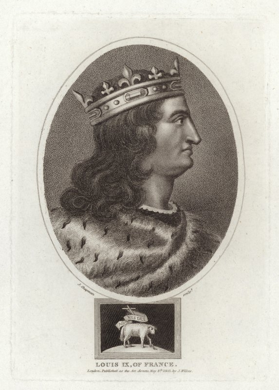Ludwik IX z Francji autorstwa English School