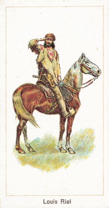 Louis Riel (chromolit) autorstwa English School