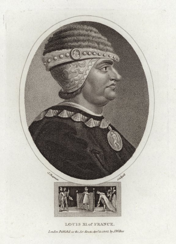 Ludwik XI Francji autorstwa English School
