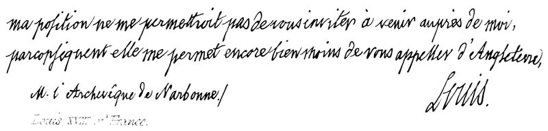Ludwik XVIII Francji autorstwa English School