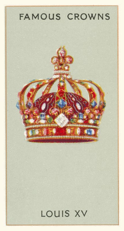Ludwik XV (chromolit) autorstwa English School